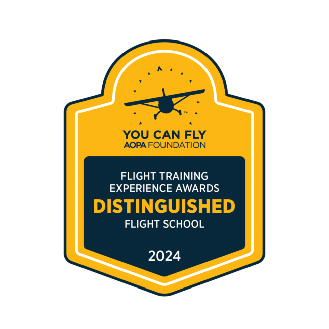 ETL Aviation Awarded Distinguished Flight School 2024.