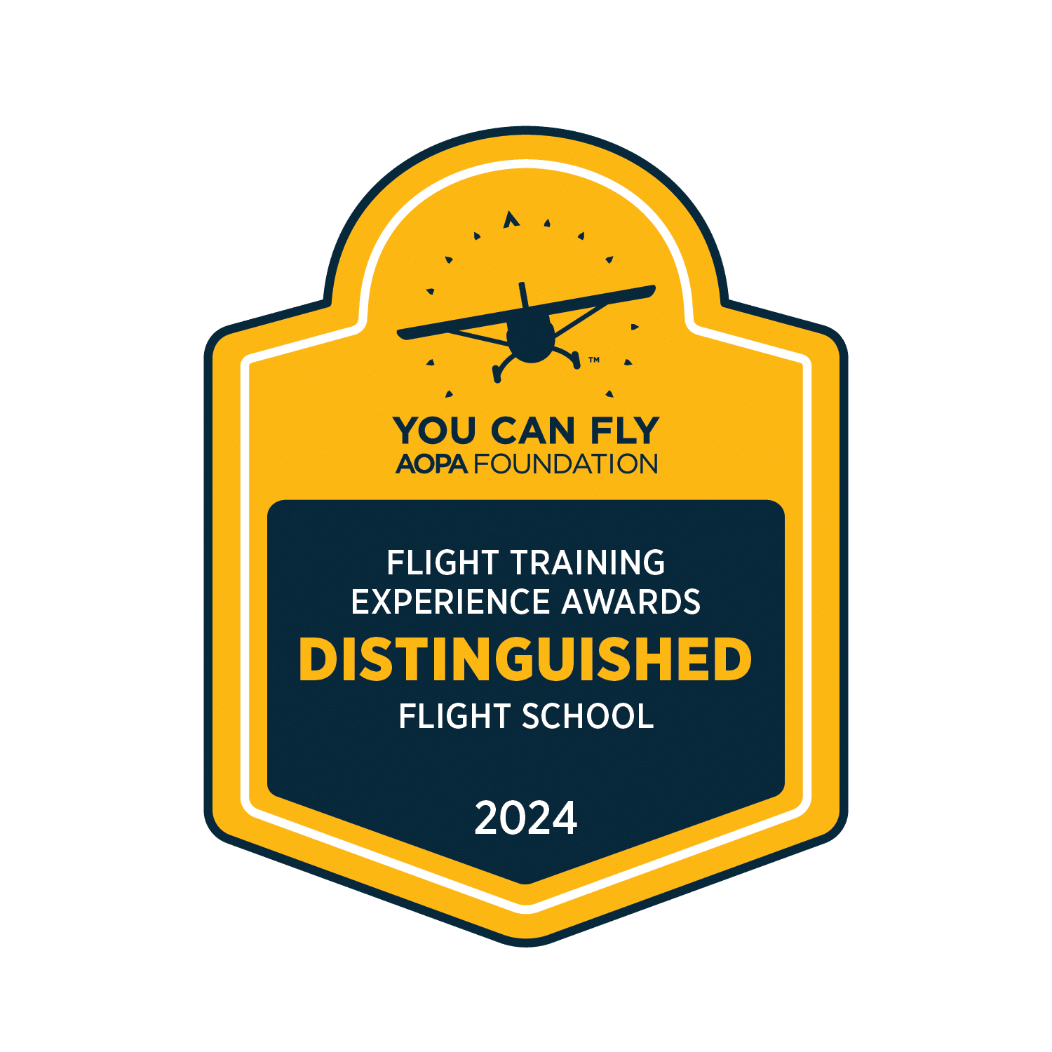 ETL Aviation Awarded Distinguished Flight School 2024.